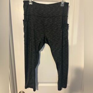 VOGO Athletica Black Heather Performance Leggings